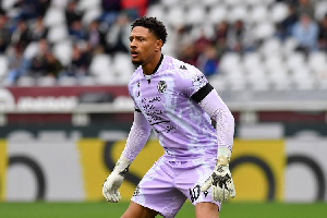 Udinese goalkeeper Maduka Okoye