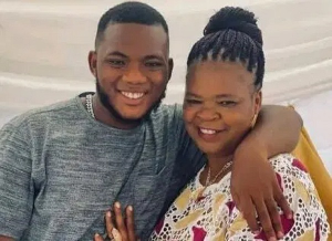 Shina and his mother, Peju Ogunmola