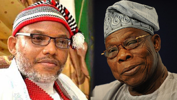 Nnamdi Kanu and Olusegun Obasanjo