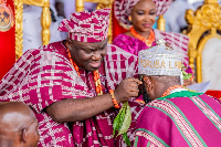 Alaafin and Seyi Tinubu