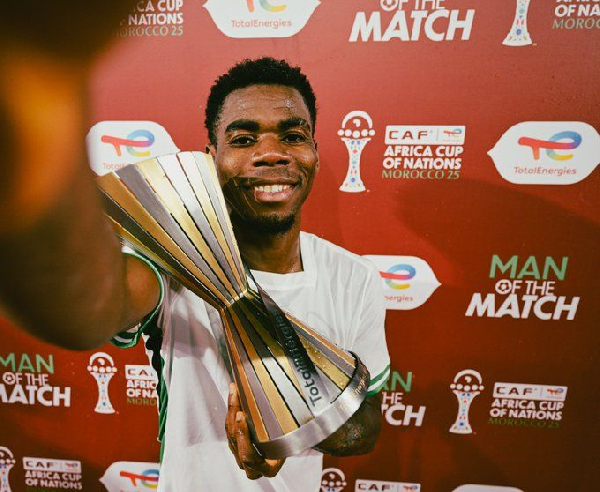 Nigeria midfielder Raphael Onyedika