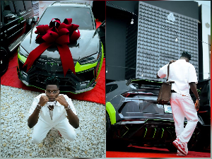 OGB Recent showing off his Lamborghini
