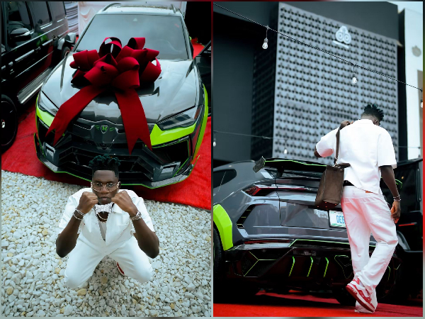 OGB Recent showing off his Lamborghini