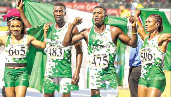 Nigerian athletes at the African Games