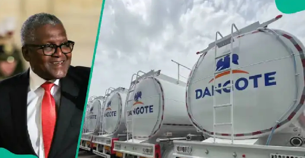 Dangote's mega refinery receives 4,000 CNG-powered trucks for nationwide fuel distribution