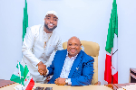 Governor Ademola Adeleke of Osun State and nephew Davido