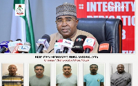 NDLEA boss Buba Marwa and the suspects