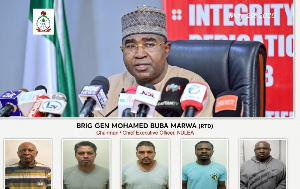 NDLEA boss Buba Marwa and the suspects
