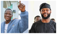 A photo collage of DJ Chicken and Seyi Tinubu