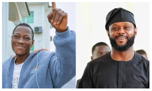 A photo collage of DJ Chicken and Seyi Tinubu A photo collage of DJ Chicken and Seyi Tinubu