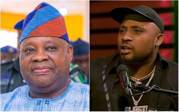 Ademola Adeleke and his son, Adebayo Adeleke