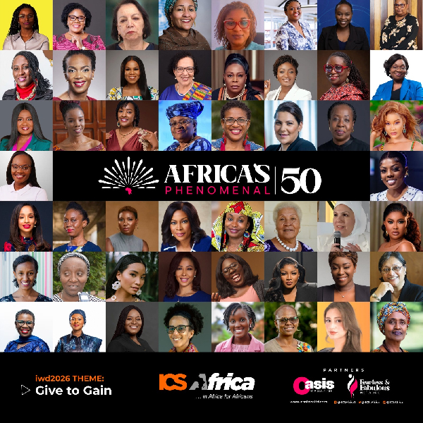 ICS Africa unveils ‘Africa’s Phenomenal 50’ for IWD 2026