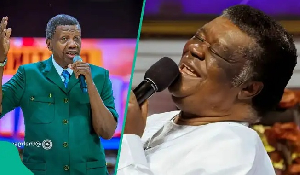 Pastor Enoch Adeboye and Uma Ukpai