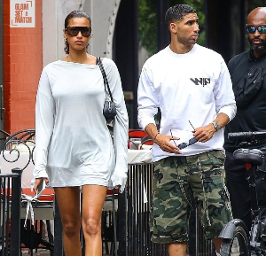 Achraf Hakimi spotted with new girlfriend Imaan Hammam