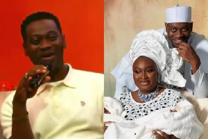 Lateef Adedimeji and wife