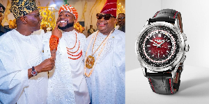 Lagos state Governor Babajide Sanwo-Olu at Davido's wedding