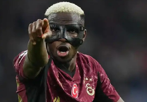 Victor Osimhen in action for Galatasaray