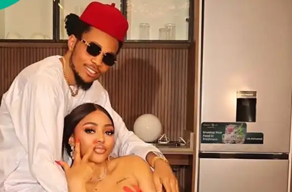 Regina Daniels and brother Sammy West