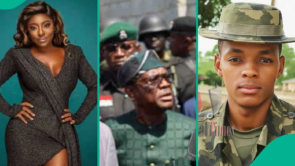 Yvonne Jegede salute soldier wey no gree for Wike