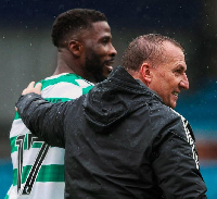 Kelechi Iheanacho and Brendan Rodgers