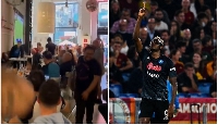 Napoli fans in New York chant Osimhen's name after goal against Atalanta