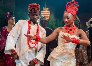 Mr Eazi and Temi Otedola