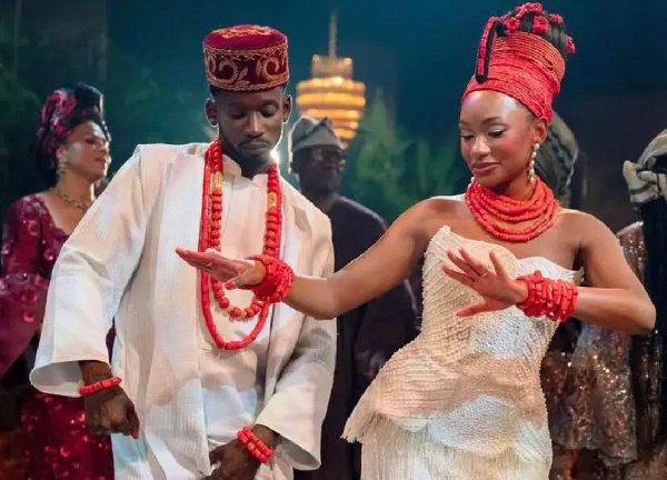 Mr Eazi and Temi Otedola