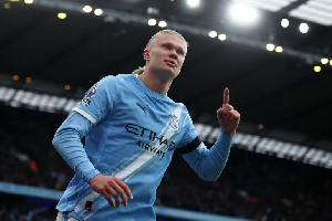Manchester City striker, Erling Haaland