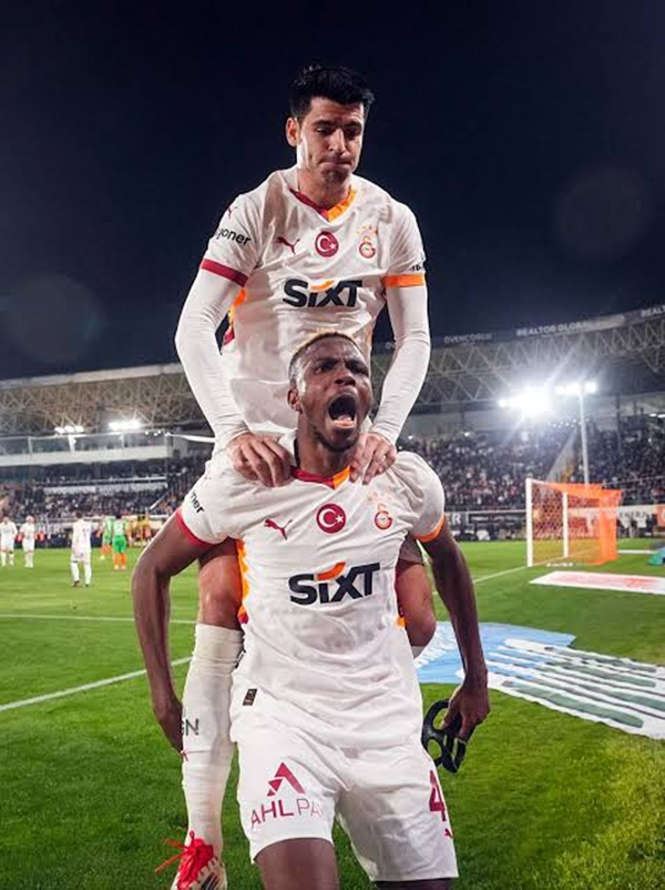 Victor Osimhen and Alvaro Morata
