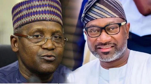 Femi Otedola and Aliko Dangote