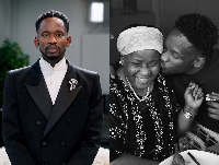 Mr. Eazi and late mum
