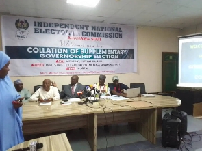 INEC collation centre pix