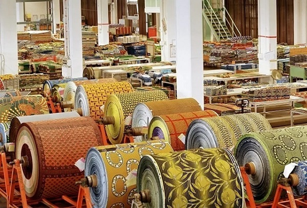 File picture of a textile industry