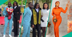 AY with his daughter and ex-wife
