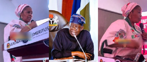 Remi Surutu and President Bola Tinubu