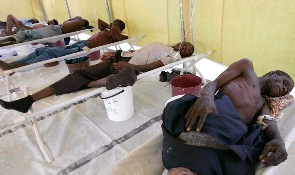 Patients suffering from cholera