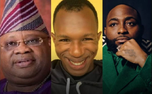 Ademola Adeleke, Daniel Regha and Davido