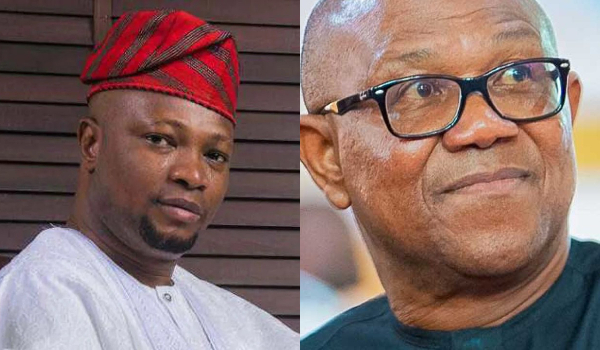 A photo collage of Jandor and Peter Obi