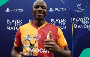 Victor Osimhen earns the Man of the Match against Liverpool in the Champions League