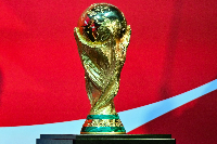 The World Cup trophy