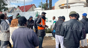 Nigerians in South Africa protest delayed evacuation flights. Credit: News Central TV