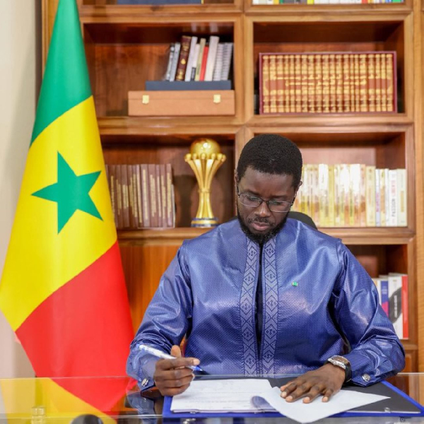 Senegalese President Bassirou Faye