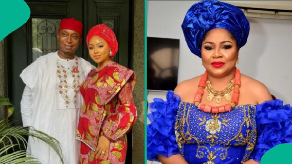 Ned Nwoko, Regina Daniels and Rita Daniels