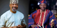 A photo collage of actor Yemi Solade and Afeez Owo
