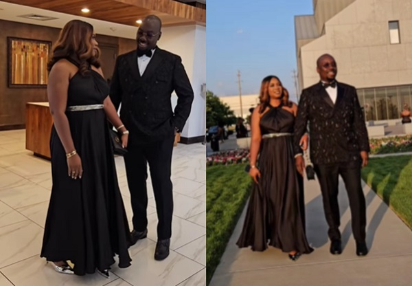 Obi Cubana and wife