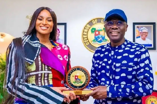 Ciara and Sanwo-Olu