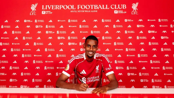Liverpool striker, Alexander Isak
