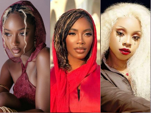 Ayra Starr, Tiwa Savage and Fave Ayra Starr, Tiwa Savage and Fave