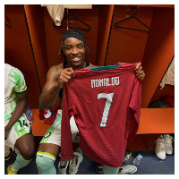 Bruno Onyemaechi received Cristiano Ronaldo's shirt after Portugal friendly