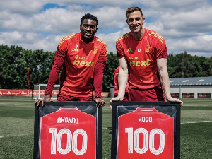 Taiwo Awoniyi and Chris Wood